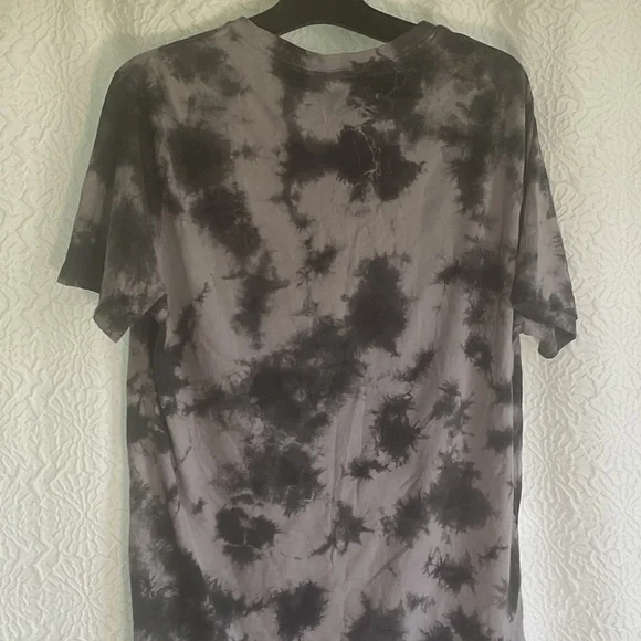 Zion Rootswear Black and Gray Tie-Dye Tee bob marley - Picture 2 of 3